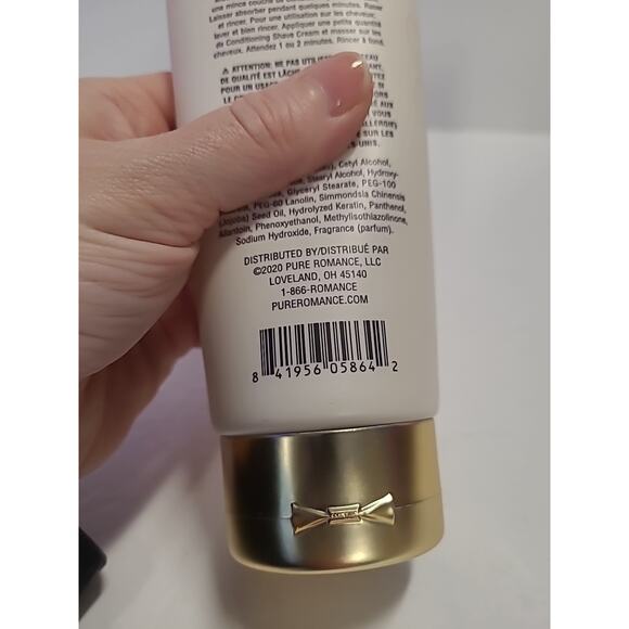 Pure Romance - Coochy Honey & Gold Conditioning Shave Cream NEW- Discontinued - Picture 7 of 8